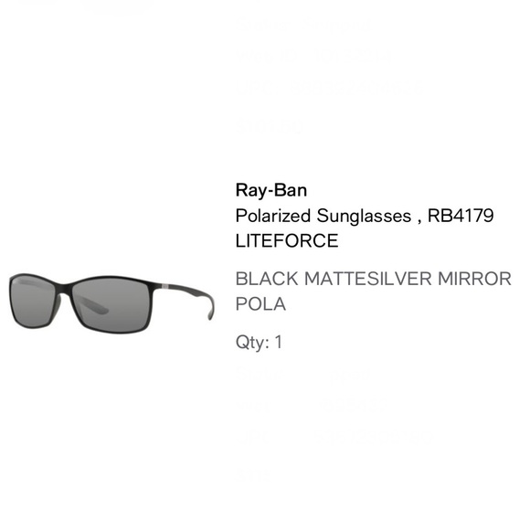 NWT Ray-Ban Polarized Sunglasses - Picture 6 of 6